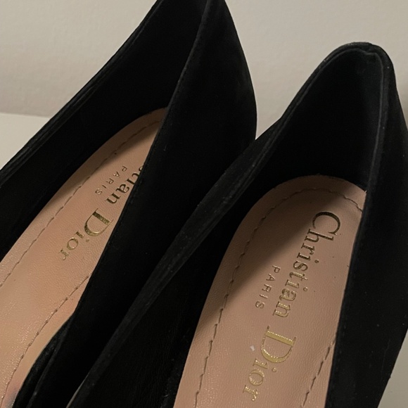 C’est Dior Black Suede Pumps Heels - Picture 6 of 6